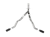 Large Bore-HD 4 Inch 409 Stainless Steel Dpf-Back Exhaust System w/Black Tip GM Diesel Trucks 20-26 V8-6.6L (td) L5P aFe Power