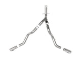Large Bore-HD 4 Inch 409 Stainless Steel Dpf-Back Exhaust System w/Polished Tip GM Diesel Trucks 20-26 V8-6.6L (td) L5P aFe Power