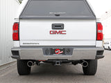 Apollo GT Series 3 Inch Cat-Back Exhaust System w/ Dual Rear Exit w/ Polish Tips GM Trucks 09-18 V6-4.3L/V8-4.8/5.3L aFe Power