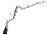 Large Bore-HD 3 Inch 409 Stainless Steel Dpf-Back Exhaust System w/ Black Tip GM Trucks 23-26 L6-3.0L (td) LZ0 aFe Power