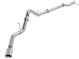 Large Bore-HD 3 Inch 409 Stainless Steel Dpf-Back Exhaust System w/ Polished Tip GM Trucks 23-26 L6-3.0L (td) LZ0 aFe Power