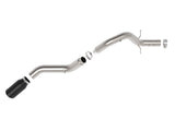 Large Bore-HD 5 Inch 409 Stainless Steel Dpf-Back Exhaust System w/Black Tip GM Diesel Trucks 24-26 V8-6.6L (td) L5P aFe Power