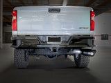 Large Bore-HD 5 Inch 409 Stainless Steel Dpf-Back Exhaust System w/Black Tip GM Diesel Trucks 24-26 V8-6.6L (td) L5P aFe Power