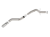 Large Bore-HD 5 Inch 409 Stainless Steel Dpf-Back Exhaust System w/Polished Tip GM Diesel Trucks 24-26 V8-6.6L (td) L5P aFe Power