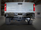 Large Bore-HD 5 Inch 409 Stainless Steel Dpf-Back Exhaust System w/Polished Tip GM Diesel Trucks 24-26 V8-6.6L (td) L5P aFe Power