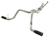 Mach Force-Xp 2-1/2 Inch to 3 Inch 409 Stainless Steel Cat-Back Exhaust w/ Black Tip Toyota Tundra 10-21 V8-5.7L aFe Power