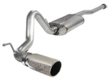 Mach Force-Xp 3 Inch 409 Stainless Steel Cat-Back Exhaust System w/Polished Tip Toyota Tacoma 13-15 V6-4.0L aFe Power