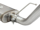 Mach Force-Xp 2-1/2 Inch 409 Stainless Steel Cat-Back Exhaust System w/Black Tip Toyota Tacoma 13-15 L4-2.7L aFe Power