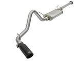 Mach Force-Xp 2-1/2 Inch 409 Stainless Steel Cat-Back Exhaust System w/Black Tip Toyota Tacoma 05-12 L4-2.7L aFe Power