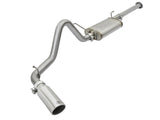 Mach Force-Xp 2-1/2 Inch 409 Stainless Steel Cat-Back Exhaust System w/Polished Tip Toyota Tacoma 05-12 L4-2.7L aFe Power