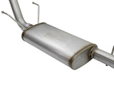 Mach Force-Xp 2-1/2 Inch 409 Stainless Steel Cat-Back Exhaust System w/Polished Tip Toyota Tacoma 05-12 L4-2.7L aFe Power