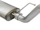 Mach Force-Xp 2-1/2 Inch 409 Stainless Steel Cat-Back Exhaust System w/Polished Tip Toyota Tacoma 05-12 L4-2.7L aFe Power