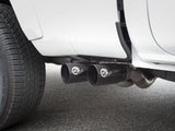 Rebel Series 3 Inch Cat-Back Exhaust System w/ Dual Mid-Side Exit Black Tips Toyota Tacoma 16-23 V6-3.5L aFe Power