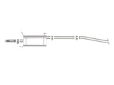Rock Basher 2-1/2 Inch 409 Stainless Steel Cat-Back Hi-Tuck Exhaust System Toyota Tacoma 16-23 L4-2.7L/V6-3.5L aFe Power