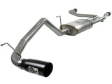 Mach Force-Xp 2-1/2 Inch to 3 Inch 409 Stainless Steel Cat-Back Exhaust w/ Black Tip Nissan Titan 04-15 V8-5.6L aFe Power
