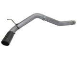 Large Bore-HD 5 Inch Dpf-Back Stainless Steel Exhaust System w/Black Tip Nissan Titan Xd 16-19 V8-5.0L (td) aFe Power