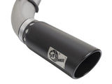 Large Bore-HD 5 Inch Dpf-Back Stainless Steel Exhaust System w/Black Tip Nissan Titan Xd 16-19 V8-5.0L (td) aFe Power