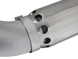 Large Bore-HD 5 Inch Dpf-Back Stainless Steel Exhaust System w/Polished Tip Nissan Titan Xd 16-19 V8-5.0L (td) aFe Power
