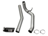 Large Bore-HD 4 Inch Dpf-Back Stainless Steel Exhaust System w/Black Tip Nissan Titan Xd 16-19 V8-5.0L (td) aFe Power
