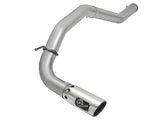 Large Bore-HD 4 Inch Dpf-Back Stainless Steel Exhaust System w/Polished Tip Nissan Titan Xd 16-19 V8-5.0L (td) aFe Power