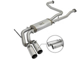 Rebel Series 3 Inch 409 Stainless Steel Cat-Back Exhaust System w/Polished Tip Nissan Titan 04-15 V8-5.6L aFe Power