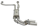Rebel Series 3 Inch 409 Stainless Steel Cat-Back Exhaust System w/Polished Tip Nissan Titan 04-15 V8-5.6L aFe Power