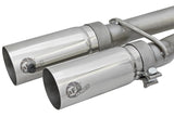 Rebel Series 3 Inch 409 Stainless Steel Cat-Back Exhaust System w/Polished Tip Nissan Titan 04-15 V8-5.6L aFe Power