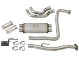 Rebel Series 3 Inch 409 Stainless Steel Cat-Back Exhaust System w/Polished Tip Nissan Titan 04-15 V8-5.6L aFe Power