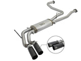 Rebel Series 2-1/2 Cat-Back Exhaust System w/ Black Tip Nissan Titan 17-24 V8-5.6L aFe Power