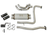 Rebel Series 2-1/2 Cat-Back Exhaust System w/ Black Tip Nissan Titan 17-24 V8-5.6L aFe Power