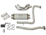 Rebel Series 2-1/2 Cat-Back Exhaust System w/ Polished Tip Nissan Titan 17-24 V8-5.6L aFe Power