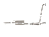 Rock Basher 2-1/2 Inch 409 Stainless Steel Cat-Back Hi-Tuck Exhaust System Nissan Frontier 22-26 V6-3.8L aFe Power