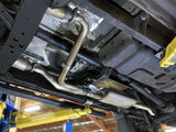 Rock Basher 2-1/2 Inch 409 Stainless Steel Cat-Back Hi-Tuck Exhaust System Nissan Frontier 22-26 V6-3.8L aFe Power