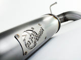 Mach Force-Xp 2-1/2 Inch 409 Stainless Steel Axle-Back Hi-Tuck Exhaust System Jeep Wrangler (JK) 07-18 V6-3.6L/3.8L aFe Power