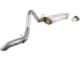 Mach Force-Xp 2-1/2 Inch 409 Stainless Steel Cat-Back Hi-Tuck Exhaust System Jeep Wrangler (TJ) 97-06 L6-4.0L aFe Power