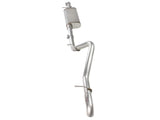 Mach Force-Xp 2-1/2 Inch 409 Stainless Steel Cat-Back Hi-Tuck Exhaust System Jeep Wrangler (JK) 12-18 V6-3.6L aFe Power
