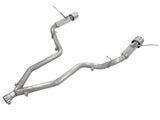 Large Bore-HD 2-1/2 Inch 409 Stainless Steel Dpf-Back Exhaust System W/Resonators Jeep Grand Cherokee (WK2) 14-19 V6-3.0L (td) EcoDiesel aFe Power