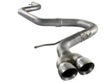 Large Bore-HD 2-1/2 Inch 409 Stainless Steel Cat-Back Exhaust System Volkswagen Golf Tdi 11-14 L4-2.0L aFe Power