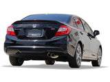 Takeda 2-1/2 Inch 409 Stainless Steel Cat-Back Exhaust System Honda Civic Si Sedan 12-15 L4-2.4L aFe Power