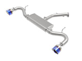Takeda 2-1/2 Inch 409 Stainless Steel Axle-Back Exhaust w/ Blue Flame Tips Hyundai Elantra GT 18-20 L4-1.6L (t) aFe Power