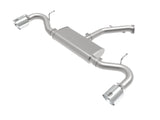 Takeda 2-1/2 Inch 409 Stainless Steel Axle-Back Exhaust w/ Polished Tips Hyundai Elantra GT 18-20 L4-1.6L (t) aFe Power