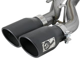 Rebel Series 2-1/2 Inch 409 Stainless Steel Cat-Back Exhaust System w/Black Tip Jeep Wrangler (JK) 07-18 V6-3.6L/3.8L 4 Door aFe Power