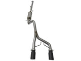 Rebel Series 2-1/2 Inch 409 Stainless Steel Cat-Back Exhaust System w/Black Tip Jeep Wrangler (JK) 07-18 V6-3.6L/3.8L 2/4 Door aFe Power