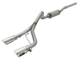 Rebel Series 2-1/2 Inch 409 Stainless Steel Cat-Back Exhaust System w/Polished Tip Jeep Wrangler (JK) 2/4 Door 07-18 V6-3.6L/3.8L aFe Power