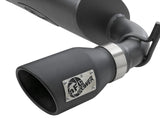 Rebel Series 2-1/2 Inch 409 Stainless Steel Axle-Back Exhaust System w/ Black Tips Jeep Wrangler (JK) 07-18 V6-3.6L/3.8L aFe Power