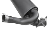 Rebel Series 2-1/2 Inch 409 Stainless Steel Axle-Back Exhaust System w/ Black Tips Jeep Wrangler (JK) 07-18 V6-3.6L/3.8L aFe Power