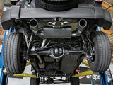 Rebel Series 2-1/2 Inch 409 Stainless Steel Axle-Back Exhaust System w/ Black Tips Jeep Wrangler (JK) 07-18 V6-3.6L/3.8L aFe Power