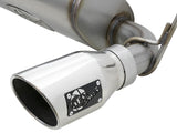 Rebel Series 2-1/2 Inch 409 Stainless Steel Cat-Back Exhaust w/ Polished Tips Jeep Wrangler (JK) 07-18 V6-3.6L/3.8L aFe Power