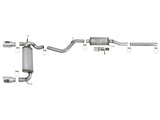 Rebel Series 2-1/2 Inch 409 Stainless Steel Cat-Back Exhaust w/ Polished Tips Jeep Wrangler (JK) 07-18 V6-3.6L/3.8L aFe Power
