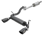 Rebel Series 2-1/2 Inch 409 Stainless Steel Cat-Back Exhaust System w/ Black Tips Jeep Wrangler (Jl) 18-26 V6-3.6L aFe Power